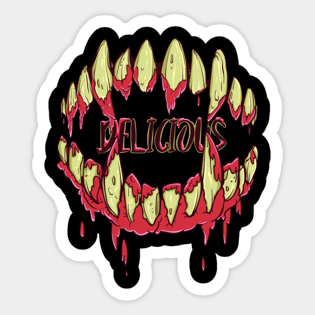 Delicious Sticker by Magda